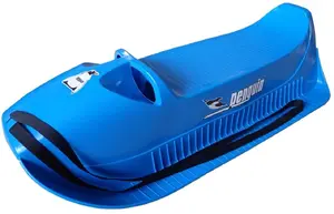 Kubisport Plastic Sleds Blue for Kids with Footrests 88 cm