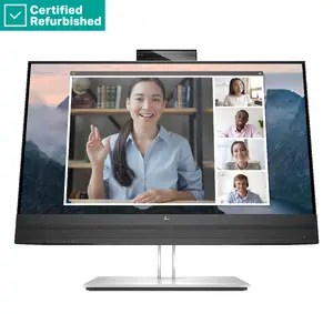 HP E24mv G4 Conferencing Monitor 23.8 Inch IPS FHD 1920x1080 60Hz 250-nit Speakers 5MP Webcam HDMI VGA DisplayPort USB