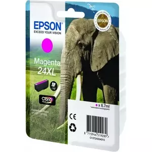 Картридж EPSON Ink No 24XL MAGENTA C13T24334011 C13T24334010