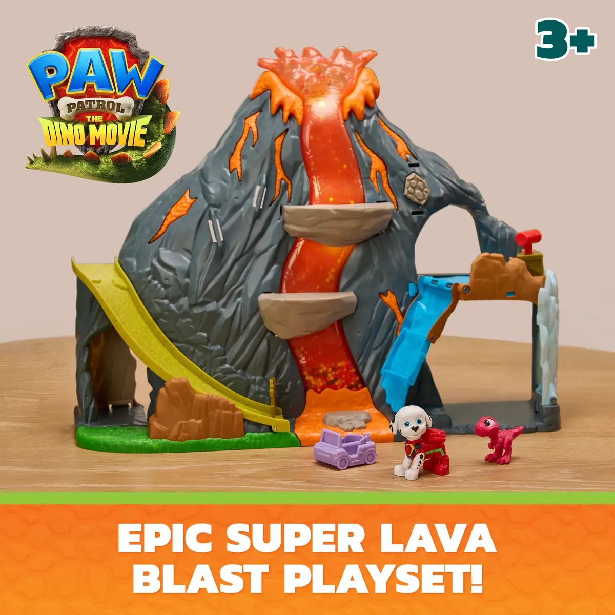 Spinmaster Paw Patrol The Dino Movie Volcano Playset Photo 8