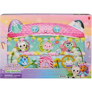 Spinmaster Gabby's Dollhouse Fairylandia Advent Calendar with 24 Toys and Accessories