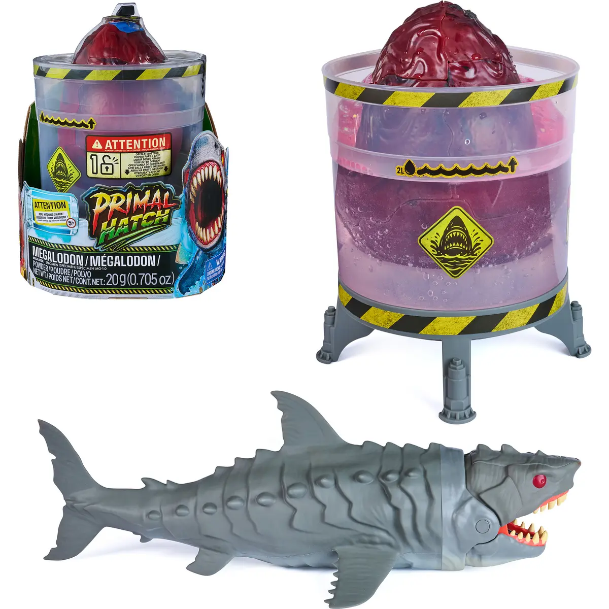 spinmaster Primal Hatch Megalodon Shark Toy Photo 2