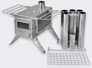 Unilight WinnerWell Nomad View Medium Stainless Steel Tent Stove