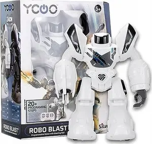 Robo Blast white interactive toy robot