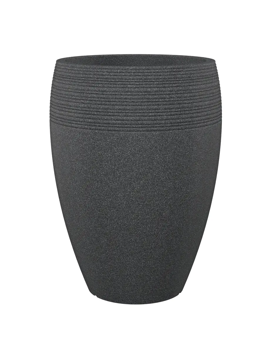 Scheurich Lineo High 283 Pot Planter Plastic Black Photo 2