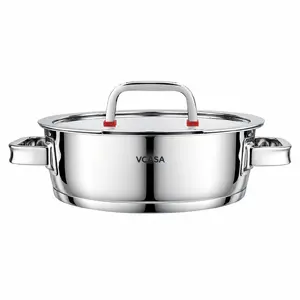 Sierra Pot with lid 3L Ø24 × 6.5 cm stainless steel induction