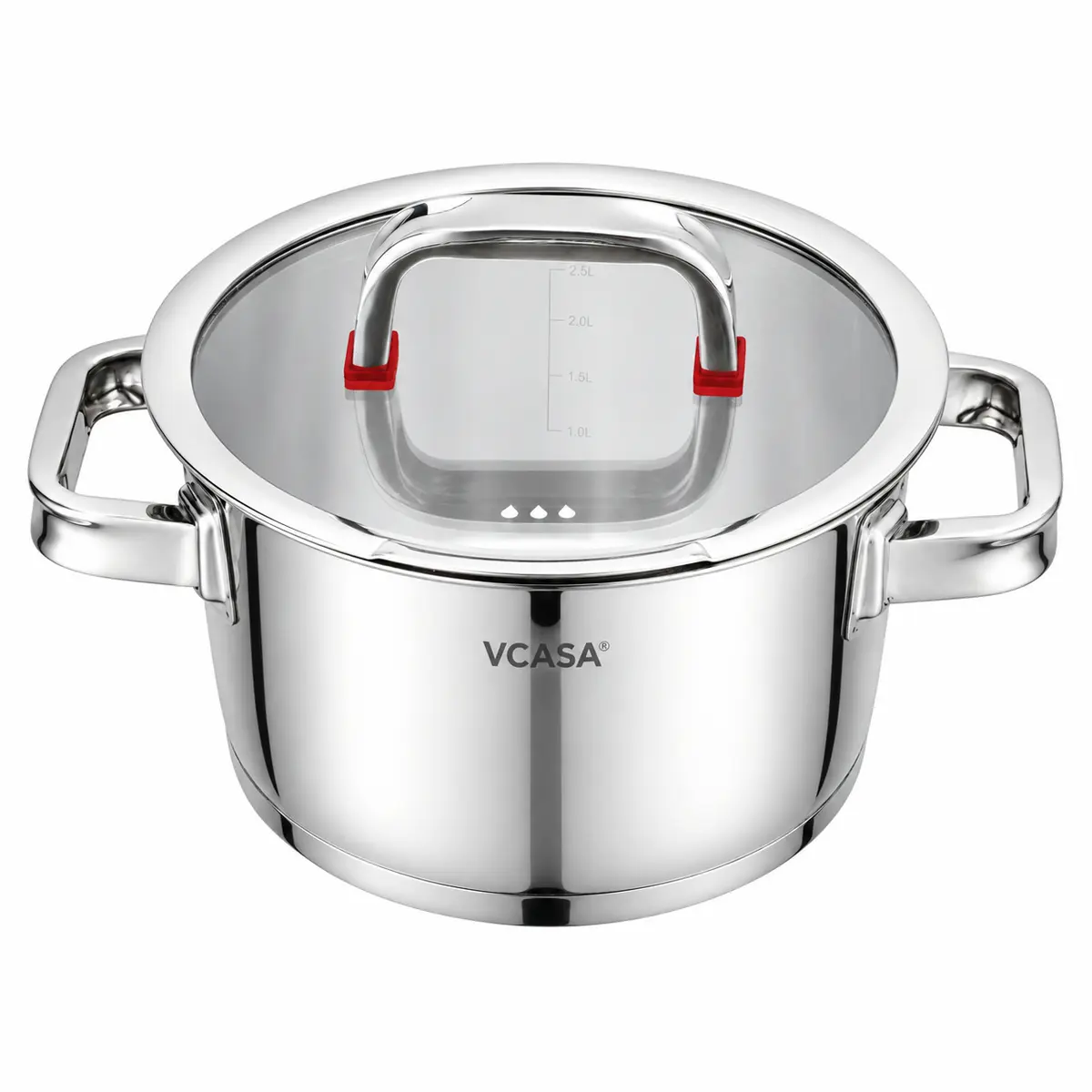 Sierra Pot with lid 4L stainless steel Photo 2