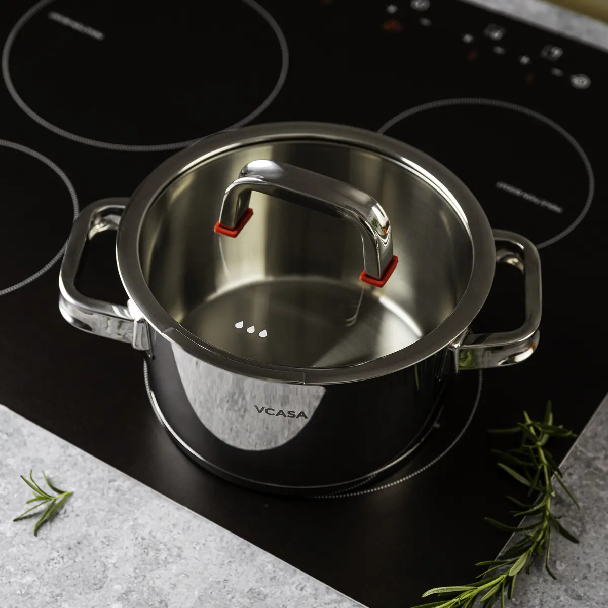 Sierra Pot with lid 4L stainless steel Photo 8