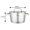 Sierra Pot with lid 4L stainless steel Photo 9