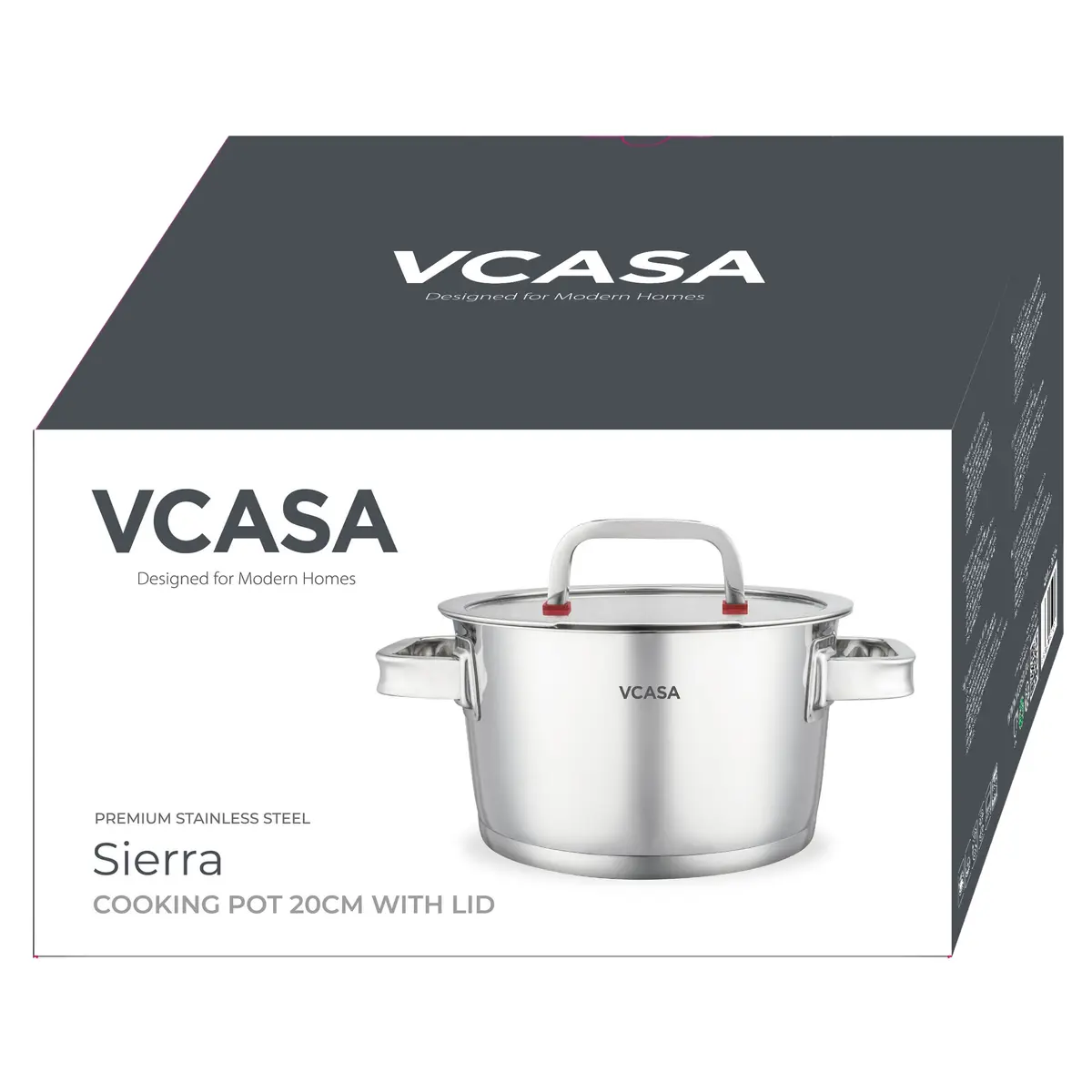 Sierra Pot with lid 4L stainless steel Photo 10