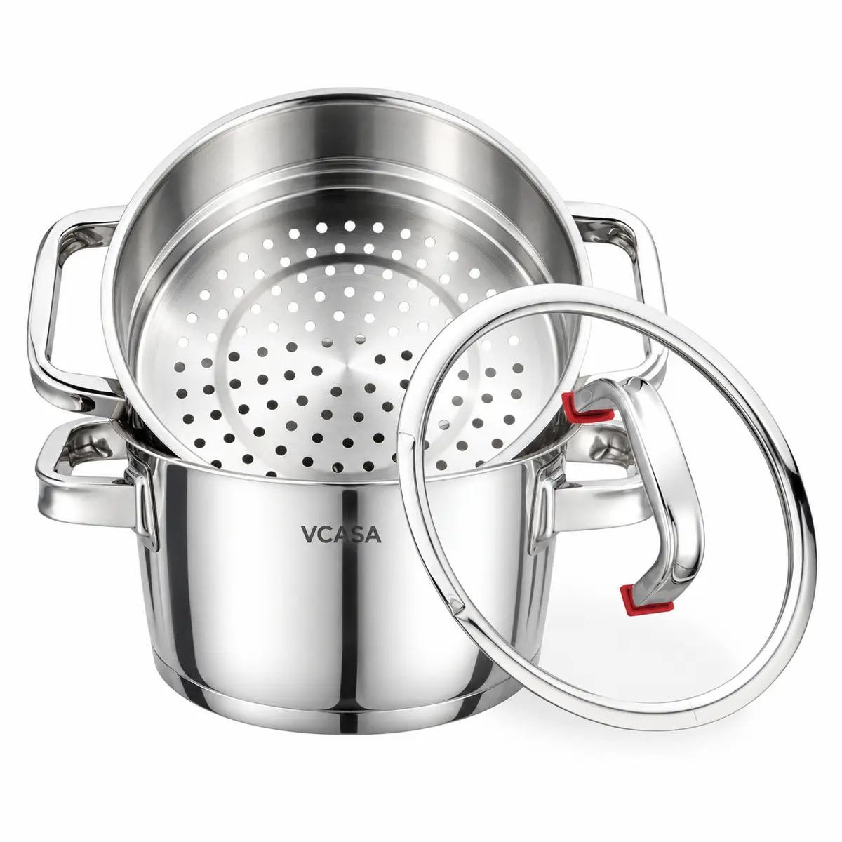 Sierra Steamer Pot 3.5L Stainless Steel Photo 2