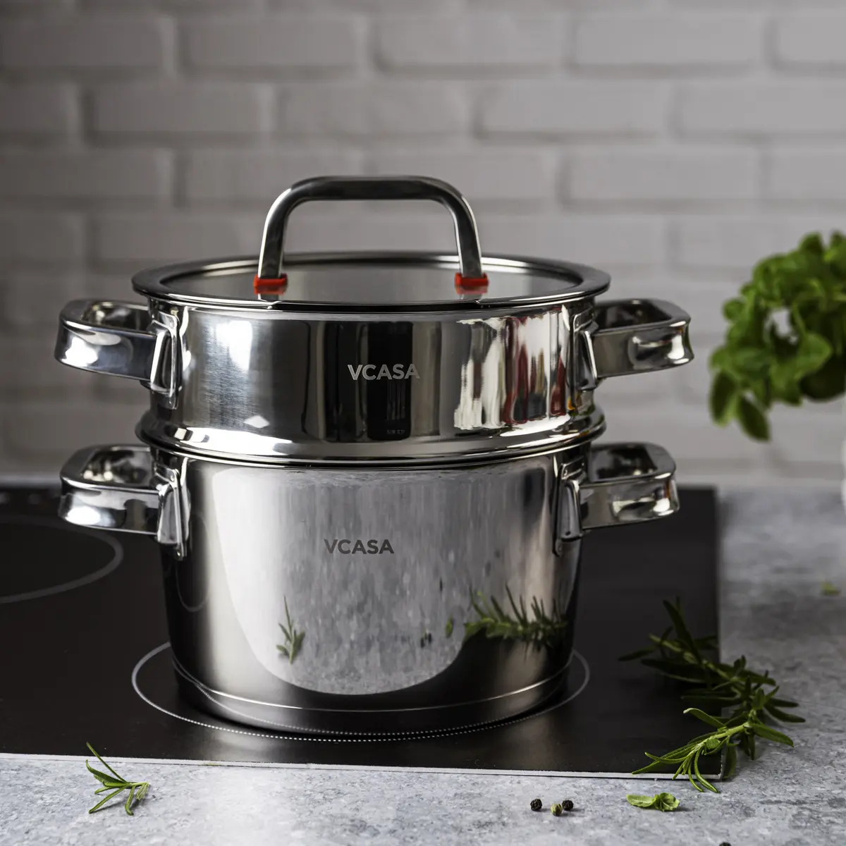 Sierra Steamer Pot 3.5L Stainless Steel Photo 5