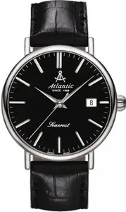 Atlantic Seacrest Men's Watch 50354.41.61 with Sapphire Crystal and Black Dial