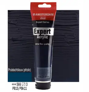 Amsterdam Expert Series akrila krāsa - Prūsijas zila ftalo 566