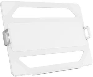 Arozzi AZ-ALZARE-LH-WT Laptop Stand White 45.7 cm (18") Plastic Silicone Steel 75 x 75 mm
