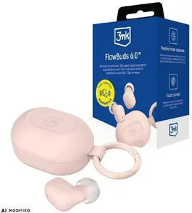 3MK FlowBuds 6.0 Wireless In-Ear Headphones Pink