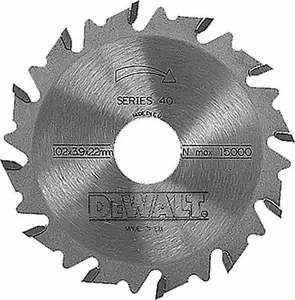 DeWalt DT1306-QZ circular saw blade 10.2 cm 2.2 cm bore 4 mm thickness 1 pack