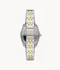 Fossil Scarlette Mini Женские Кварцевые Часы Золото Серебро Photo 4
