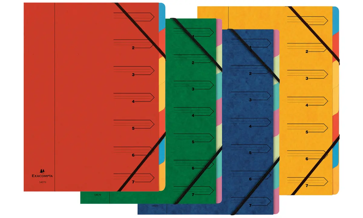 Exacompta 54070E Multicolour A4 Document Folder Photo 2