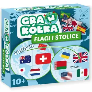 Galda spēle Kangur Karogi un Galvaspilsētas