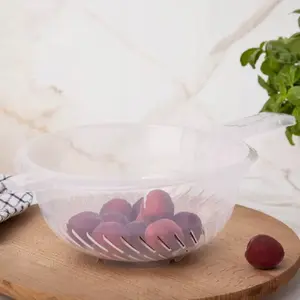 Lumarko Прозрачный дуршлаг 24 см с ручкой