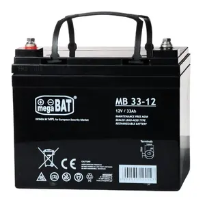 megaBAT 12V 33Ah Sealed Lead-Acid UPS Battery