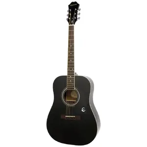 Epiphone Songmaker DR-100 Ebony Acoustic Guitar 6 Strings Spruce Mahogany Black