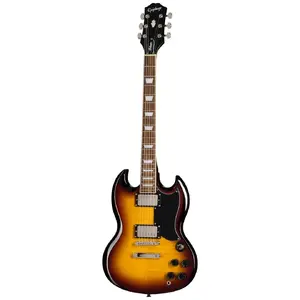 Epiphone SG Tribute Plus Vintage Sunburst Electric Guitar 6 Strings Mahogany Body 22 Frets H-H Pickups