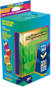 PANINI Futbola Kartītes FIFA 365 2027 Kolekcionāra Skārda Kārba 1 ar Pakām un Kartītēm