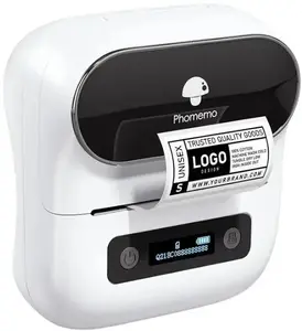 Drukarka etykiet Niimbot Phomemo Drukarka etykiet M220, biała + rola etykiet 320 szt. (40x20 mm) (10400101513)