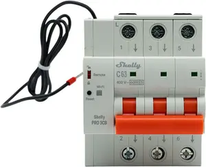 Shelly Pro 3CB C63 Miniature Circuit Breaker 63 A DIN Rail Mounted 6000 A