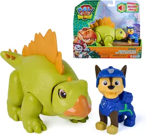 spinmaster PAW Patrol Фигурка Chase Roaring Pup Pals и динозавр Стегозавр со звуками