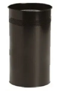 Twinco TWIN Metal Waste Bin 15 ltr. Silver