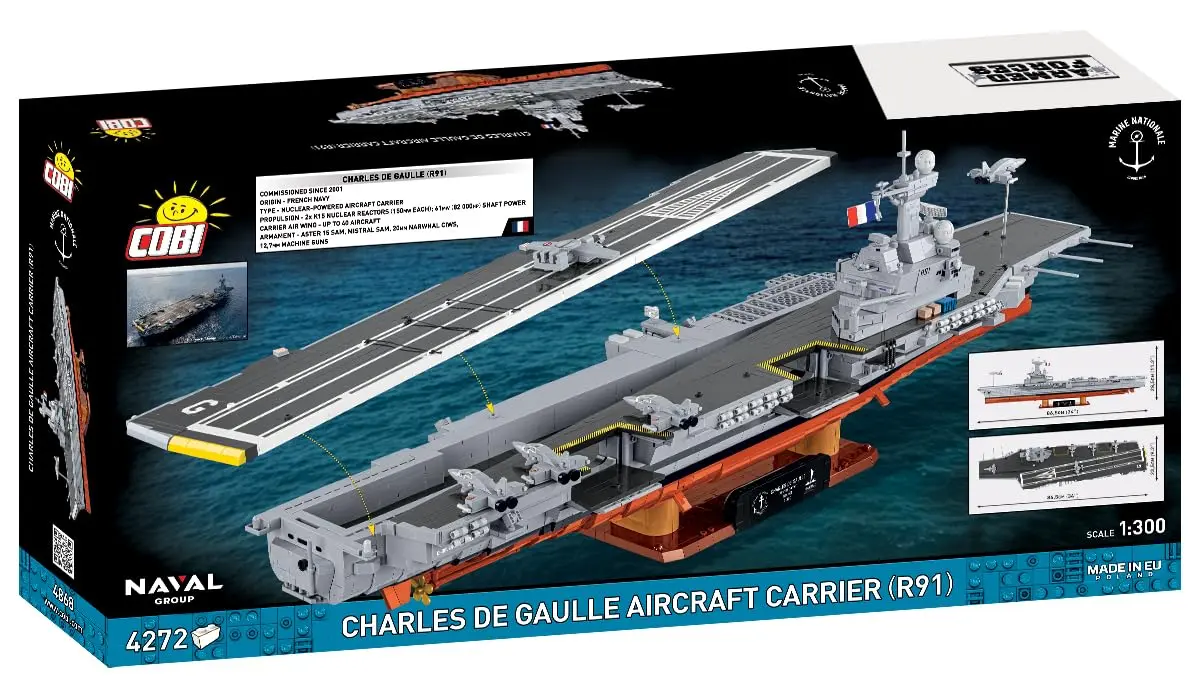 Cobi De Gaulle lidmašīna 4200 detaļas Photo 3