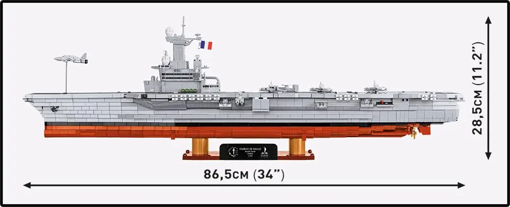 Cobi De Gaulle lidmašīna 4200 detaļas Photo 5