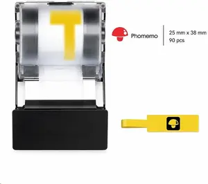 Niimbot Phomemo przemysłowe etykiety Żółte 25x38mm 90 szt. do E50 pro (10104400138)