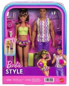 Leļļu komplekts Barbie un Ken pludmalē Mattel JJP05