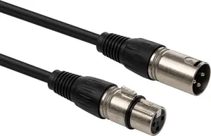 Lindy 35705 7.5m XLR Male to XLR Female Audio Cable Black