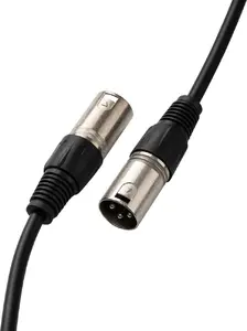 Lindy 35707 1m XLR Male to XLR Male Audio Cable Black