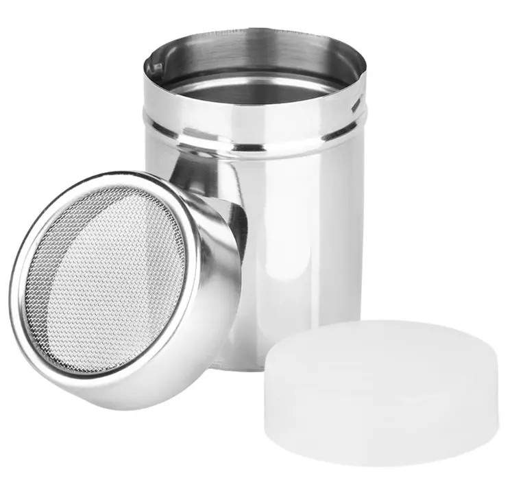 Vilde Container with Sifter for Icing Sugar Steel 300 ml Photo 2