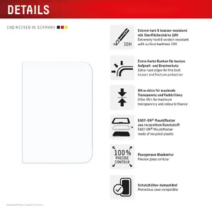 e.v.i. DISPLEX Real Glass Apple iPhone Duo Front Screen Protector 10H 2D