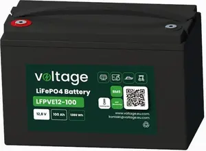 LiFePO4 Battery Voltage 12.8V 100Ah Bluetooth Heating Mat 5000 Cycles LFPVE12-100
