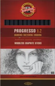 Koh I Nor Ołówek grafitowy PROGRESSO 8B (opak. 12 szt)