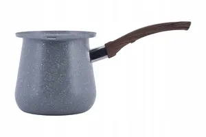 Kamille 0564 Turkish Coffee Maker 1.1 L Carbon Steel Granite Coating Bakelite Handle