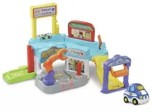 Интерактивный игровой набор VTech Toot-Toot Drivers Repair Center с механическими элементами и аксессуарами