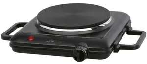 CLATRONIC EKP 3582 Черная Настольная Чугунная Конфорка Варочная Панель 1 Зона 1500Вт
