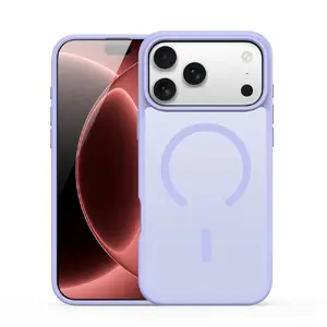 Dux Ducis Yind hibrīda vāciņš ar MagSafe Apple iPhone 18 Pro gaiši violetā krāsā
