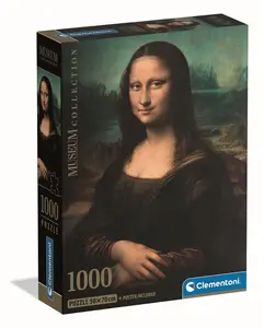 Clementoni 37094 Puzle Mona Lisa 1000 gabalas 70 x 50 cm Kartons