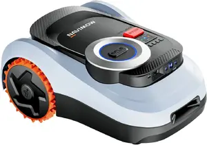 Робот газонокосилка Segway Navimow i208 LiDAR Батарея 800 м² 22 см Ширина скашивания 5100 мАч Черный Оранжевый Синий