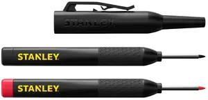 Stanley Zestaw markerów do głębokich otworów dwupak 1x czarny 1x czerwony (STHT47011-0)